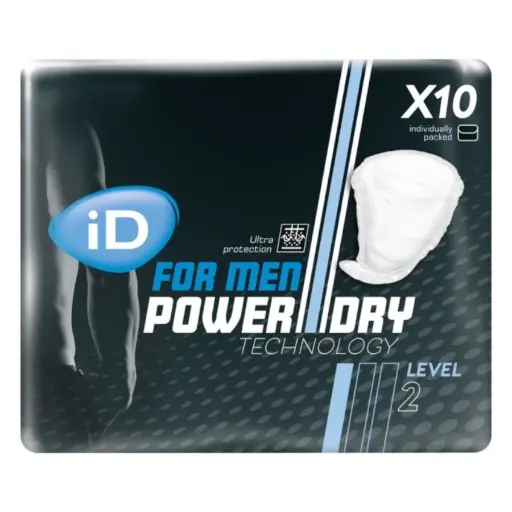 Protection incontinence - iD for Men - 160 protections pour les fuites masculines - Level 2