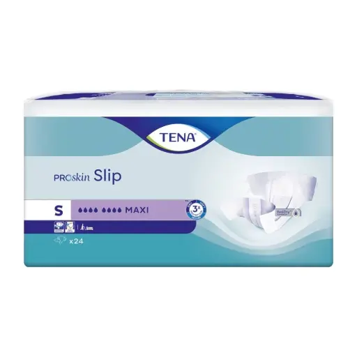 Protection incontinence - TENA Slip ProSkin - 72 slips - 8 Gouttes "Maxi" (4 Tailles) 
