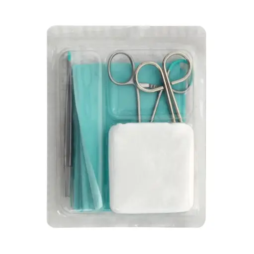 Set de suture MEDISET - 36 sets - Set de soins préconisé lors de la suture d'une plaie par fils