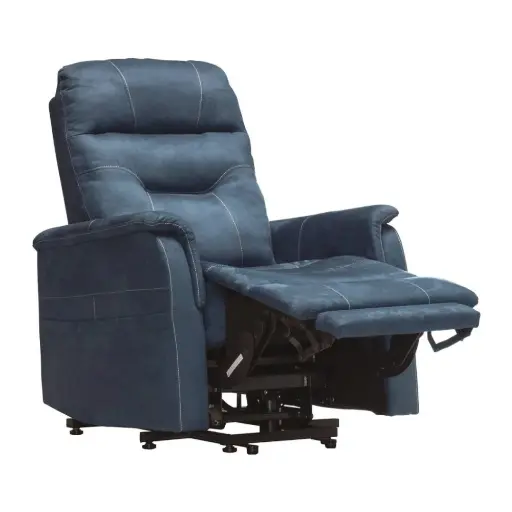 Fauteuil releveur SOLVIA - 2 moteurs : confort, autonomie et ergonomie au service du bien-être (2 couleurs)