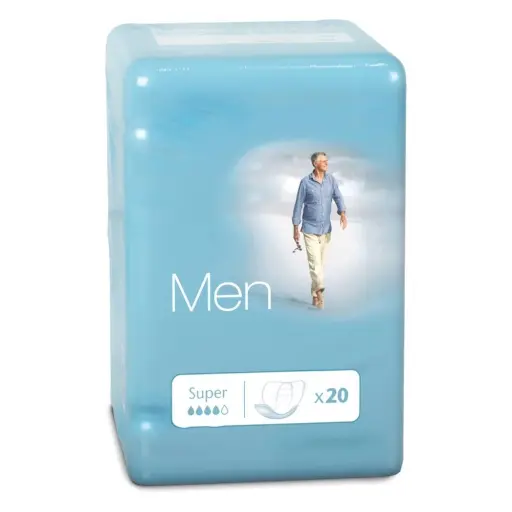 Protection urinaire masculine confortable - AMD Men Super - 192 Pants - 4 gouttes "Super"