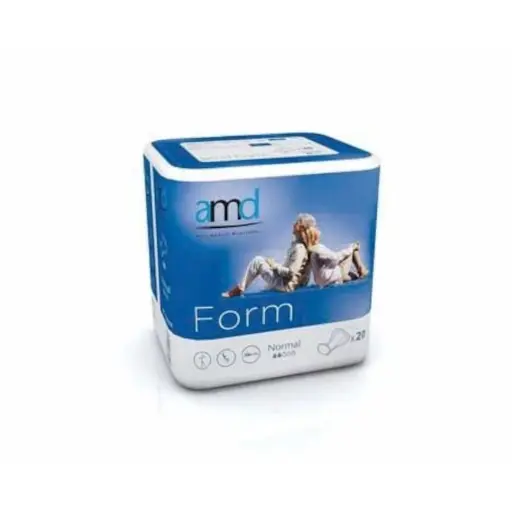 Protection absorbante pour incontinence - AMD Form - 80 Protections - 2 gouttes "Normal"