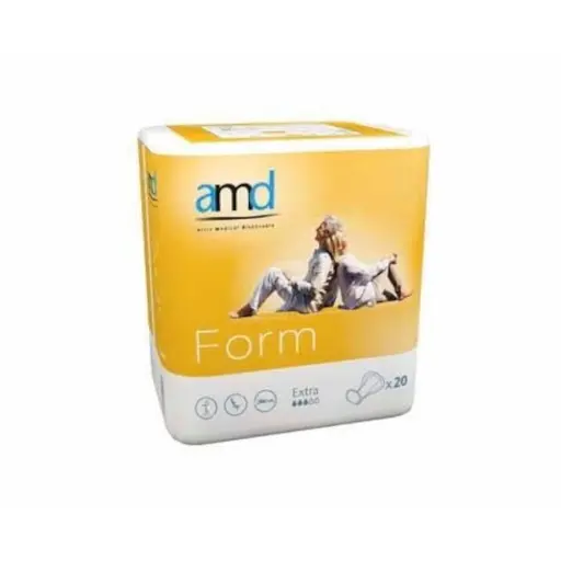 Protection absorbante pour incontinence - AMD Form - 80 Protections - 3 gouttes "Extra"