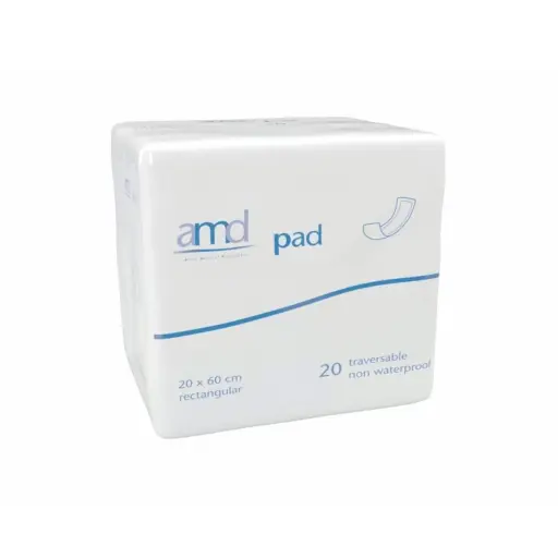 [1701374002] AMD PAD - Sachet de protections droites rectangulaires, intraversables 20 x 60 cm*