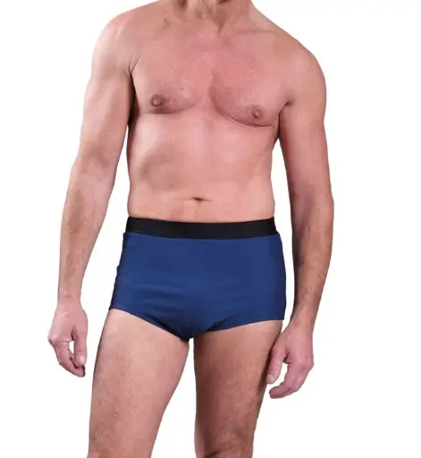 Maillot de bain Homme BENEFACTOR – Confort, sécurité et discrétion pour les activités aquatiques, avec doublure slip imperméable (4 Tailles)