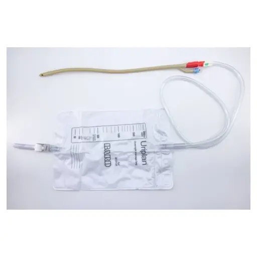 Foley Pack kit de drainage urinaire système clos BIOCATH : solution complète et stérile pour le drainage urinaire -  Conditionnement : 1 boîte de 10 - (3 Tailles)