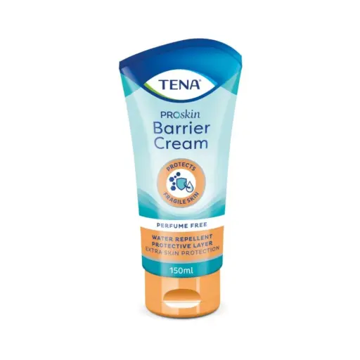 Crème réparatrice TENA Zinc Cream ProSkin : soin protecteur et apaisant pour les peaux sèches et irritées - Conditionnement : 1 tube de 100 ml (copie)