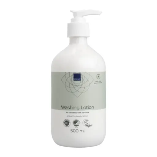 Gel lavant 2 en 1 iD Serenity  formule adaptée aux peaux fragiles - Conditionnement: 12 flacons pompe de 500 mL 