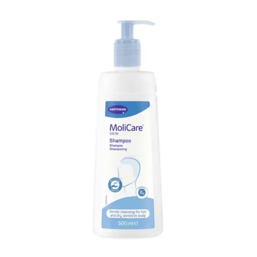 Shampooing Molicare Skin - formule sans alcool ni savon agressif - CondItionnement : 1 flacon pompe de 500 ml