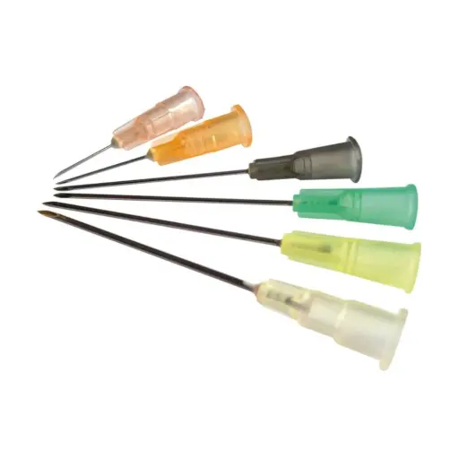 Aiguille AGANI TERUMO – Aiguille hypodermique de haute qualité pour soins médicaux précis - Gauge : 25 G - ORANGE - 25 x 0,50 mm -  Conditionnement : 1 boîte de 100 