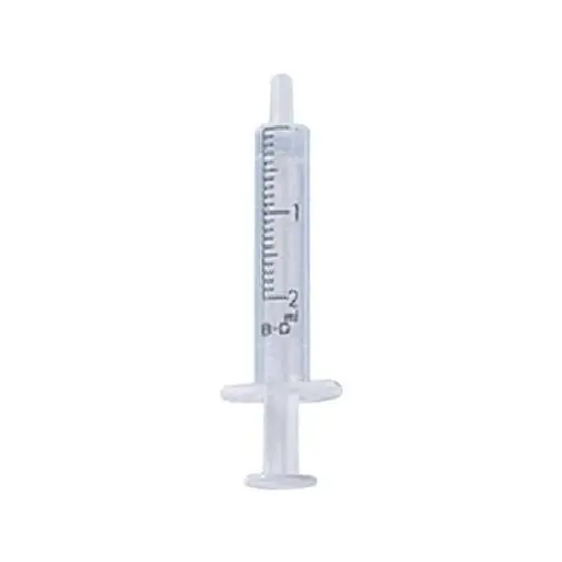 Seringue 2 pièces BD DISCARDIT™ II sans aiguille – Une solution fiable pour vos injections manuelles - Embout Luer centré - Contenance: 2 mL - Conditionnement : 1 boîte de 100
