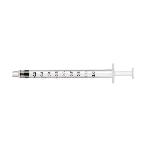 Seringue à tuberculine 1 ml PIC SOLUTION – Haute précision pour vos injections médicales - Sans aiguille - Contenance : 1 ml - Conditionnement : 1 boîte de 160