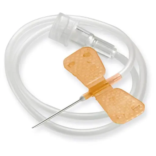 Microperfuseur MIRAGE – Canule acier inoxydable triple biseau, embout Luer Lock - ORANGE - Aiguille: 19 x 0,50 mm - Gauge : 25 G - Conditionnement : 1 boîte de 100