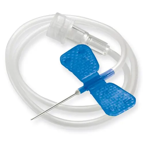 Microperfuseur MIRAGE – Canule acier inoxydable triple biseau, embout Luer Lock - BLEU - Aiguille: 19 x 0,60 mm  - Gauge : 23 G - Conditionnement : 1 boîte de 100