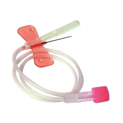 Microperfuseur sécurisé SURFLO SURSHIELD : sécurité et performance pour les professionnels de santé  - ORANGE - Aiguille: 19 x 0,50 mm  - Gauge : 25 G - Conditionnement : 1 boîte de 50