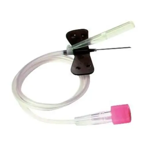 Microperfuseur sécurisé SURFLO SURSHIELD : sécurité et performance pour les professionnels de santé  - NOIR - Aiguille: 19 x 0,70 mm    - Gauge : 22 G - Conditionnement : 1 boîte de 50
