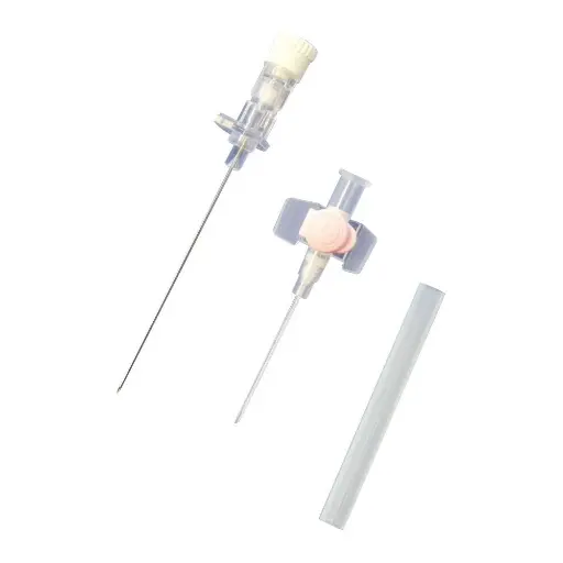 Cathéter SURFLO – Performance, sécurité et confort pour vos perfusions et injections intraveineuses - ROSE - Gauge: 20G - W à ailettes + site d'injection : 32 x 1,00 mm - Conditionnement : 1 boîte de 50