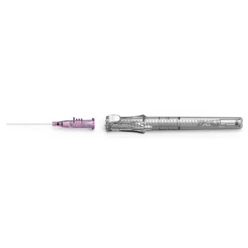 Cathéter BD INSYTE BLOOD CONTROL PRO – Sécurité, précision et confort pour le cathétérisme veineux périphérique - Gauge 24G - JAUNE - 19 x 0,70 mm  - Conditionnement : 1 boîte de 50