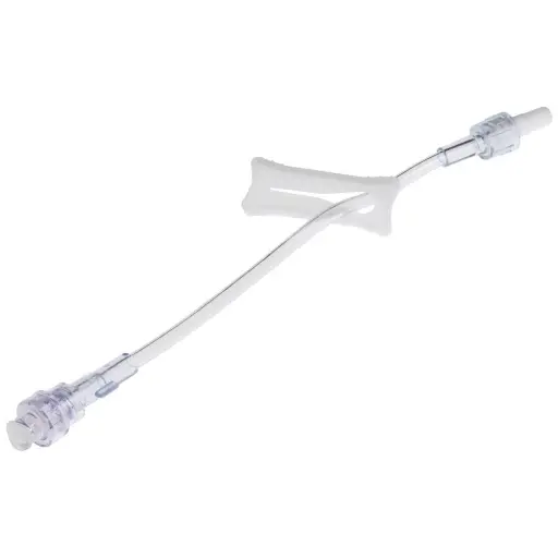 Valve bidirectionnelle BD Q-Syte - pour les perfusions par gravité ou sous pression jusqu’à 40 bar - prémontée sur prolongateur simple adulte - Conditionnement : 1 boîte de 50