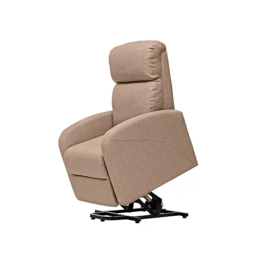 [1605530470] Fauteuil releveur olive - 1 moteur - revêtement en tissu 100 % polyester