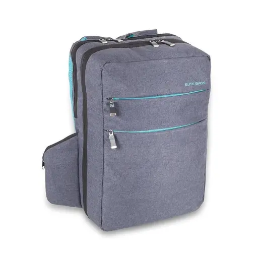 Sac à dos sanitaire ELITE BAGS – Le sac à dos multifonctions ergonomique pour les professionnels de santé - Dimensions : L. 14 x l. 28 x H. 40 cm - Poids : 1,39 kg - Charge supportée : 5 kg