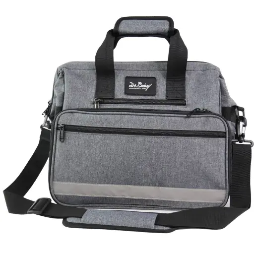 Mini sac médical Eiffel DE BOISY : un sac compact, pratique et ergonomique pour les professionnels de santé - Eiffel  Dimensions : L. 32 x l. 20 x H. 28 cm  Poids : 0,95 kg  Charge supportée : 4 kg