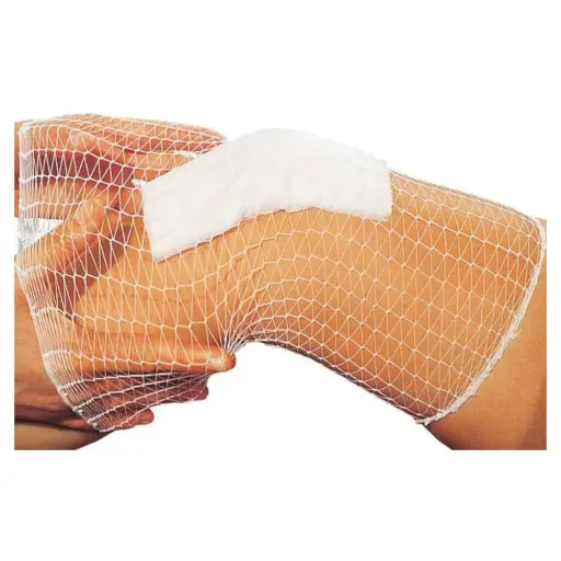 Filet tubulaire TG FIX – Maintien de pansement efficace et confortable - Taille B - Petites extrémités : plusieurs doigts, main, pied - Dimensions: Longueur étirée : 25 m