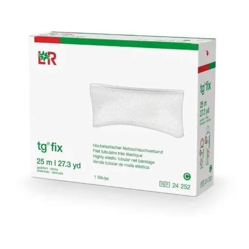 Filet tubulaire TG FIX – Maintien de pansement efficace et confortable - Taille C - Larges extrémités : bras, jambe, petite tête - Dimensions: Longueur étirée : 25 m (copie)