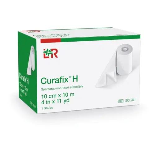 Sparadrap adhésif multi-extensible CURAFIX H – Fixation souple et fiable pour pansements, drains et sondes - Conditionnement : À l'unité (3 Tailles)