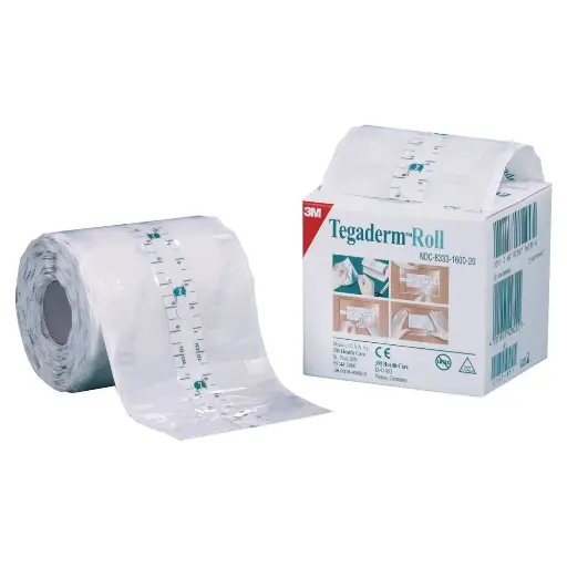 3M TEGADERM ROLL – Pansement adhésif transparent en rouleau - Conditionnement : À l'unité (3 tailles)
