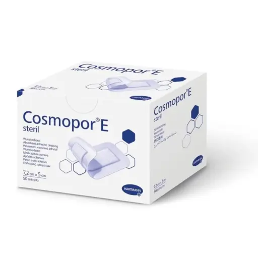 Pansement adhésif post-opératoire COSMOPOR E : le choix idéal pour le recouvrement des plaies après intervention - Conditionnement: 1 boîte de 10 (4 Tailles)
